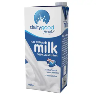 澳洲奶協會全脂牛奶1000ml毫升 x 12[箱購]【家樂福】