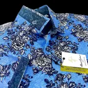 Robert Graham Exclusive Embroidered Floral Roses & Snakes Short Sleeve Shirt LRG