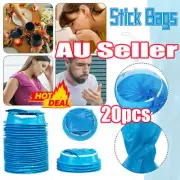 AU Lockable Twist & Seal Disposable Sick & Vomit Bags Travel Motion Sickness UL