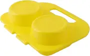 Mivceklw Microwave Egg Cooker, Non-Stick Egg Poacher Mold, Portable Breakfast Maker, Reusable Cooker for Omelet, Compact Kitchen Tool for Quick and Easy Meals,7.24x5.91in