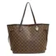 [二手] 正品路易威登 LV LOUIS VUITTON neverfull MM Damier Ebene 手提包單肩包棕色 N41358 Neverfull Vuitton 包二手