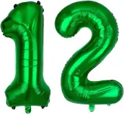 Number 12 Balloons 32 inch Digital Balloon Alphabet 12 Birthday Balloons Digit 1