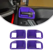 Purple Inner Door Handle Bowl Cover Trim Shell Bezels for Jeep Wrangler JK 11-18 (for: Jeep)