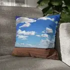 CUSHION COVER PILLOW CASE|BEAUTIFUL CLOUDY SKIES DEAD GRASS