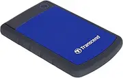 Transcend 1TB, 2.5" Portable HDD, StoreJet H3, Blue, Anti-Shock, TS1TSJ25H3B