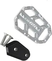 Accessories Motorcycle Rear Foot Brake Lever Peg Pad Enlarge Extender Footrests Pedals Accessories For B&M&W G310GS G310 GS G 310 GS 2017-2018 (Color : Silver)