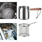 Deep Frying Pot Butter Warmer Pot Cookware for Dining Room Picnic Home