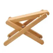 Guitar Foot Rest Adjustable Height 4 Position Foldable Solid Wood Foot Stool FAD