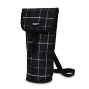 PackIt Freezable Napa Wine Bag Chiller Travel Storage Bottle Container Black