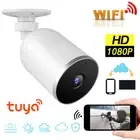 EU Plug WiFi IP Camera 1080P IR Home Security Outdoor Two Way Audio 100 Hot