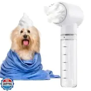 Dog Brush with Massage Head, Ergonomic Grip Handle,Electric Pet Bubble Bath B