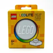 Lego Iconic Plate Night LED Light Soft Silicone Kids Bed Glow Lamp White 6y+