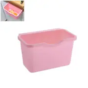 Kitchen Cabinet Door Plastic Basket Hanging Trash Can Waste Bin Garbage Bin Box as the picture shows