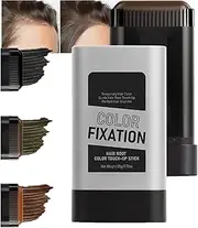 Swarous Long Lasting Hair Color Stick, Instant Hair Color Stick With Built-In Comb, Touch Up Comb 2 In 1, Portable Quick Touch-Up Haircolor Waterproof And Sweat-Proof (1PC Brown)
