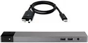 HP Elite Thunderbolt Dock 3 (HSTNN-CX01) USB-C 2xDP, VGA - with AC Power Adapter (Renewed)