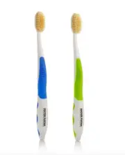 Soft Flossing Toothbrush, 2 Pack, Manual Soft Toothbrush for Adults, Ultra Cl...