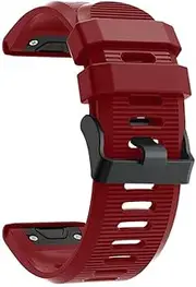 [BKUANE] Replacement Silicone Sport Silicone Watchband for Garmin Fenix 5X 6X Pro Watch Quick Release Strap 26MM Band For Fenix 3 3HR