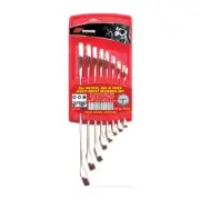 Multi Drive Spanner 8pc Set Metric, SAE, Torx Drive Equals 24pc Set Double Ended