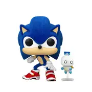 Funko Sonic The Hedgehog Sonic With Hero Chao Flocked Pop! Vinyl Figure