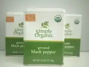 Simply Organic® Organic Ground Black Pepper, 4 oz (3 Pack) GMO Free