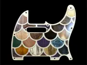 Telecaster Pickguard Handmade Custom Exotic Wood Epoxy