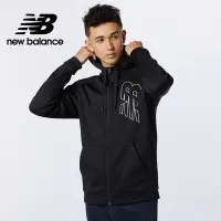 在飛比找Yahoo奇摩購物中心優惠-[New Balance]刷毛運動外套_男性_黑色_AMJ1