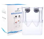 Acrylic Floating Fish Hatchery Isolation Box, Double Layer Fry Hatching Incub...