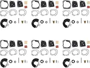 YSMN 6Pcs Carburetor Rebuild Kit Replacement for Johnson Evinrude V4 100 175HP 438996