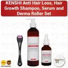 KENSHI Anti Hair Loss Shampoo, Serum and Derma Roller Set