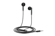 AM116 Half in-Ear Headphones Wired Earphones w/MIC/Volume Control Lightweight Earbuds with 3.5mm Headphone Plug for Work/Commute/Sports