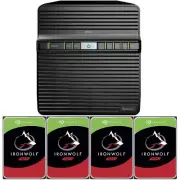 Synology DS423 NAS 2GB RAM 24TB (4x6TB) Seagate Ironwolf NAS Drives