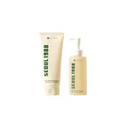 KSECRET - SEOUL 1988 Cleansing Oil : Pine Cica 1% + Probiotics - 200ml + Cleansing Foam : Pine Cica 1% + Probiotics - 150ml Set