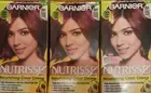 Garnier NUTRISSE 56 medium red hair coloring creme LOT OF 3 BOXES
