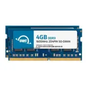 OWC 8GB (2x4GB) DDR3L 1600MHz 1Rx8 Non-ECC SODIMM 204pin Memory RAM