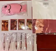 Ryu ga Gotoku Kazuma Kiryu T-Shirt M Size Pouch Treding Card Ballpoint pen Set
