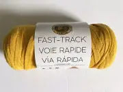 Lion Brand FAST-TRACK Yarn color Taxi Cab Yellow 8oz Cotton/ Polyester