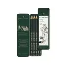 FABER CASTELL Jumbo 9000 pencil 119063, HB, B, 2B, 4B, 6B, 8B 6p set