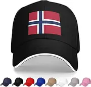 [Generic] National Emblem of Norway Baseball Cap Norwegian Trucker Dad Hat for Men Women Outdoor Sport Running