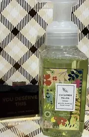 Bath and & Body Works Gentle Foaming Hand Soap CUCUMBER MELON Flowers Spring OOP