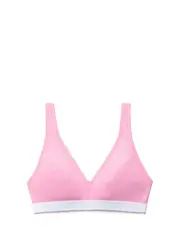 [Bodywear by Alexander Wang] V 領羅紋棉質平紋針織胸罩