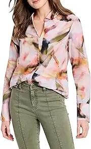 [NIC+ZOE] Women's Smoky Petals Shirt