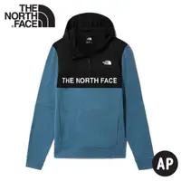 在飛比找蝦皮商城優惠-【The North Face 男 LOGO半襟刷毛帽T《藍