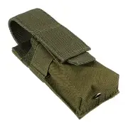 Portable Tactical Molle Flashlight Holder Belt Holster Pouch Torch Carry Case