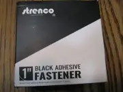STENCO 1" Black Adhesive FASTENER Hook and Loop Tape Black New