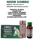 Neem Soap & Oil Natural Solutions for Scabies, Rashes ,Eczema & Alergies
