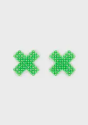 [Neva Nude] Neon Green SubZero Stud X Pasties