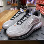 NIKE AIR MAX 720 銀色 健身房全掌大氣墊訓練慢跑鞋 透氣緩震休閒鞋男款 AO2924-019