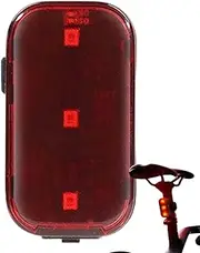 LED Cycling Rear Light,3 Modes Bike Safety Light | Smart Brake Sensor, Rechargeable LED Warning Lighting for Mountain Road Cycling