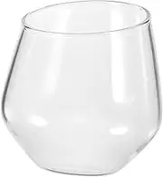 Zerodeko Stylish Stemless Glass Water Cup Creative Egg Shaped Drinking Glass for and Water Elegant Design for Home Parties Present Option