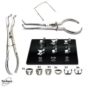 Dental Endodontic Rubber Dam Brinker Clamp Restorative Forceps Frame Surgical